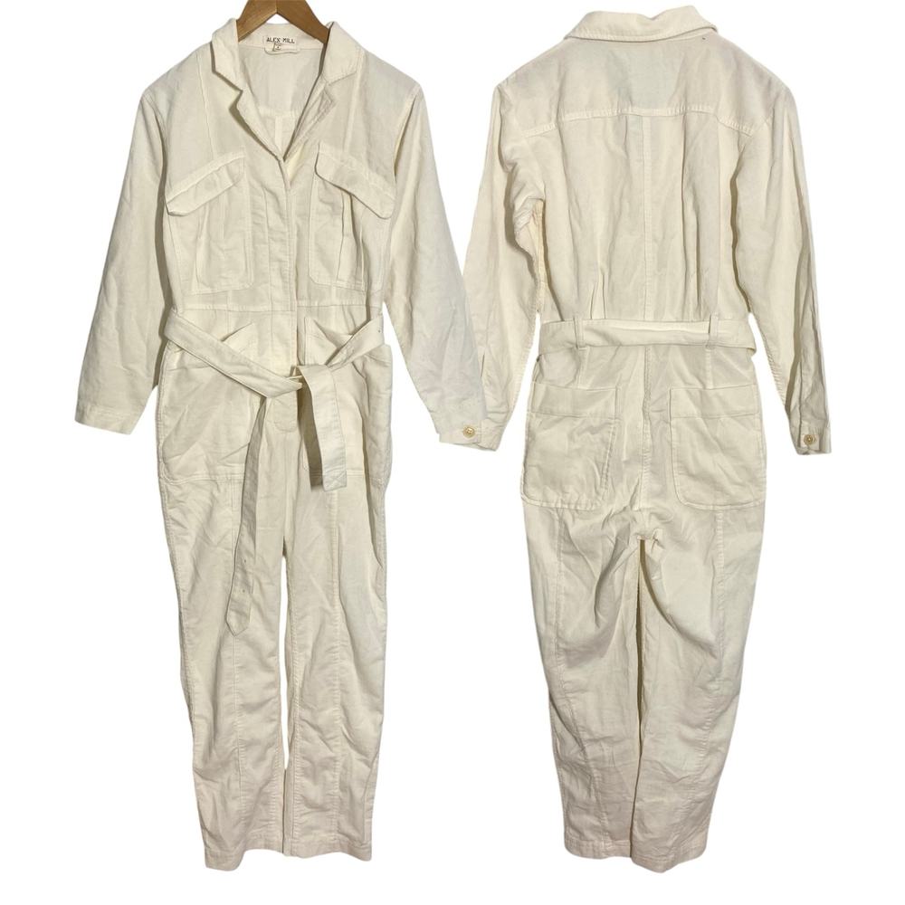 Alex Mill Cream Utility Jumpsuit